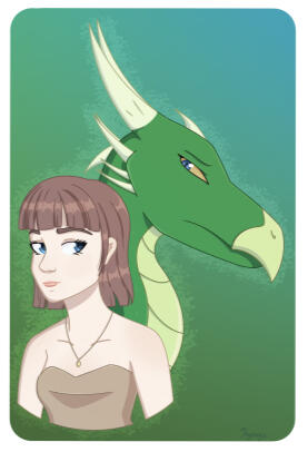 Girl with a dragon my style